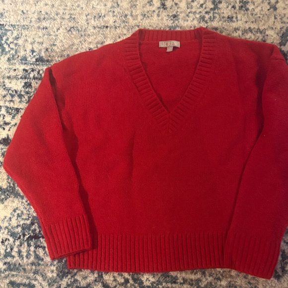 J. Crew Vibrant Red Knitwear - Picture 2 of 2